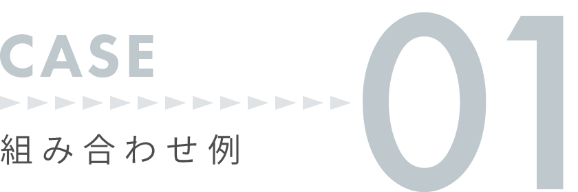 組み合わせ例